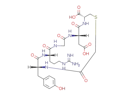 cyclo-S-Ac-D-Tyr-Arg-Gly-Asp-Cys-OH