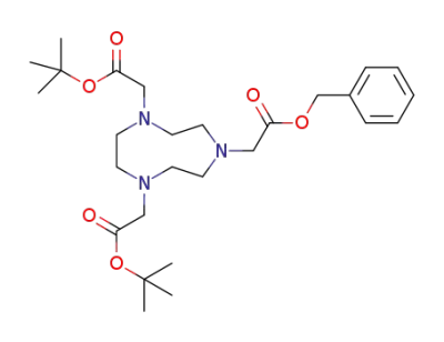 di-tert-butyl 2,2'-{7-[2-(benzyloxy)-2-oxyethyl-(1,4,7-triazacyclononane)-1,4-diyl]}diacetate