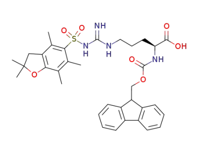 Nα-(9-fluorenylmethyloxycarbonyl)-Nγ-2,2,4,6,7-pentamethyldihydrobenzofuran-5-sulfonyl-L-arginine